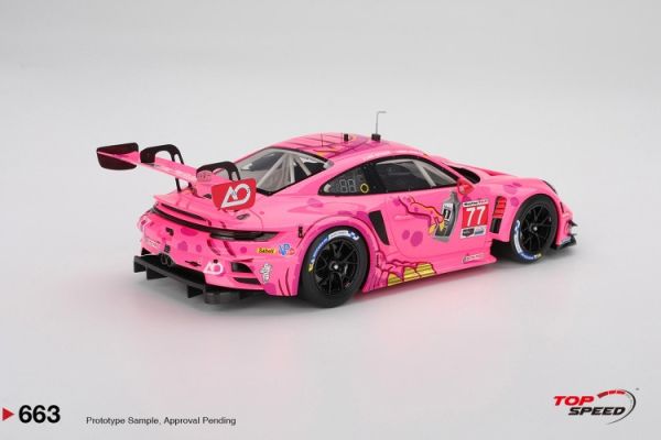 (預購) 粉紅暴龍 TOP SPEED 1/18 保時捷 Porsche 911 GT3 R (992) #77 AO Racing 2025 IMSA Detroit Grand Prix TS0663 20251121 粉紅暴龍 TOP SPEED 1/18 保時捷 Porsche 911 GT3 R (992) #77 AO Racing 2025 IMSA Detroit Grand Prix TS0663