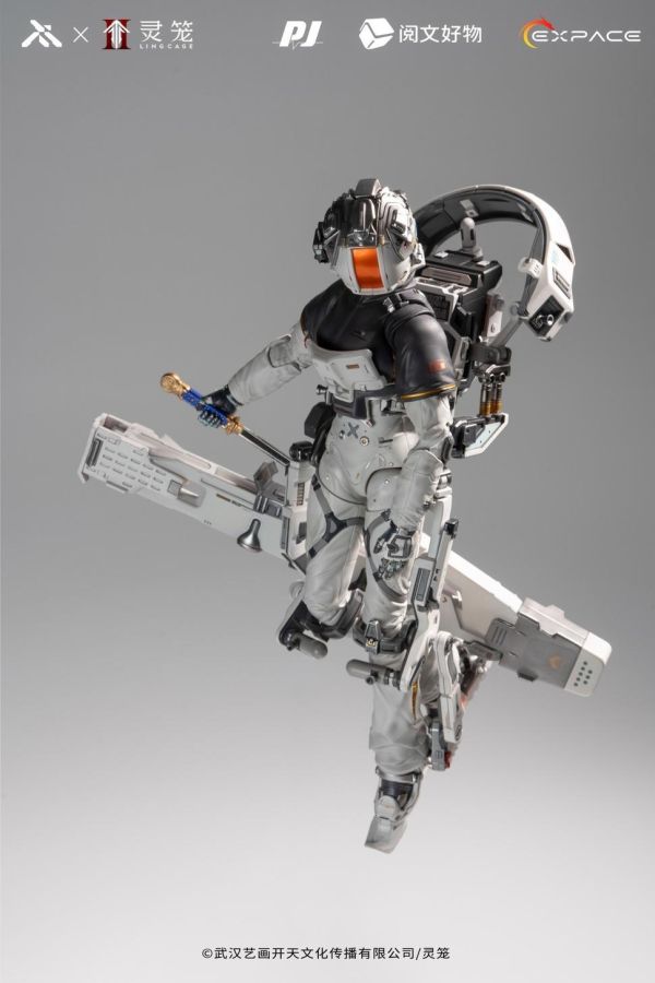 (預購) [標準版] Moki Magic x 靈籠 1/6 雨燕號艙外作戰服 白月魁 可動完成品 20260910 [標準版] Moki Magic x 靈籠 1/6 雨燕號艙外作戰服 白月魁 可動完成品