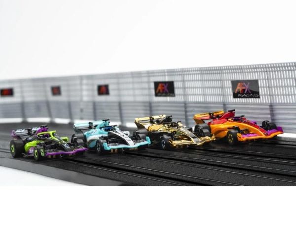 (預購) AFX Mega-G+ 1/64 Super International 4車道 HO電刷軌道車套組 含4台方程式賽車 22157 20260813 AFX Mega-G+ 1/64 Super International 4車道 HO電刷軌道車套組 含4台方程式賽車 22157