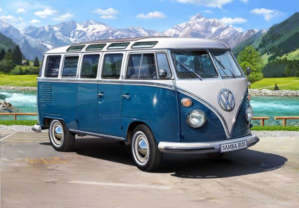 Revell 1/16 福斯 Volkswagen T1 Samba Bus 組裝模型 Revell 1/16 福斯 Volkswagen T1 Samba Bus 組裝模型