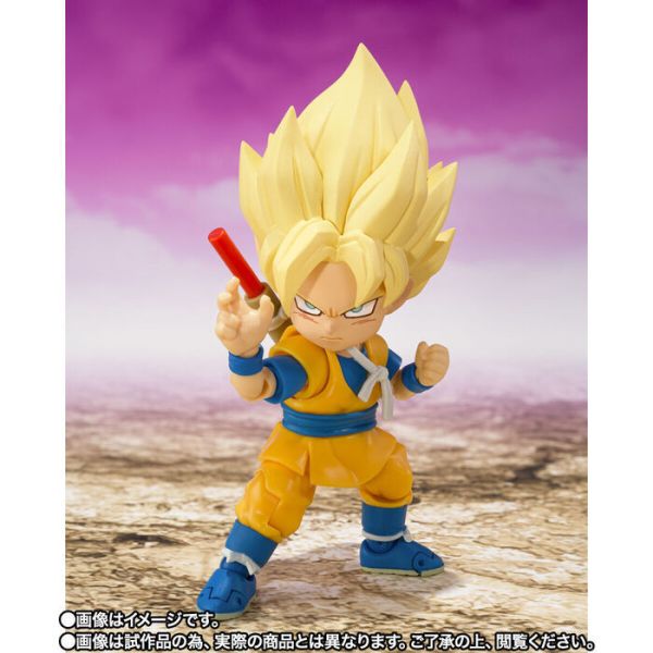 BANDAI S.H.F 七龍珠 超級賽亞人孫悟空(MINI)-DAIMA- 可動完成品 BANDAI S.H.F 七龍珠 超級賽亞人孫悟空(MINI)-DAIMA- 可動完成品
