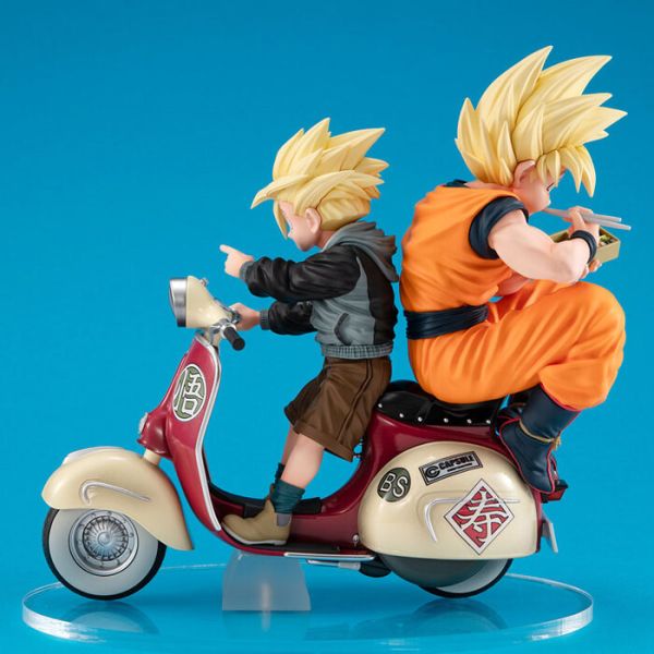 MegaHouse 桌上系列EX 七龍珠 Z 超級賽亞人悟空＆超級賽亞人悟飯＆摩托車 PVC完成品 MegaHouse 桌上系列EX 七龍珠Z 超級賽亞人悟空＆超級賽亞人悟飯＆摩托車 PVC完成品
