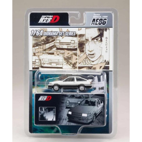 (預購) Hobby JAPAN 1/64 頭文字D 豐田 Toyota COROLLA LEVIN (AE86) / Initial D HJDMD008B 20260409 Hobby JAPAN 1/64 頭文字D 豐田 Toyota COROLLA LEVIN (AE86) / Initial D HJDMD008B