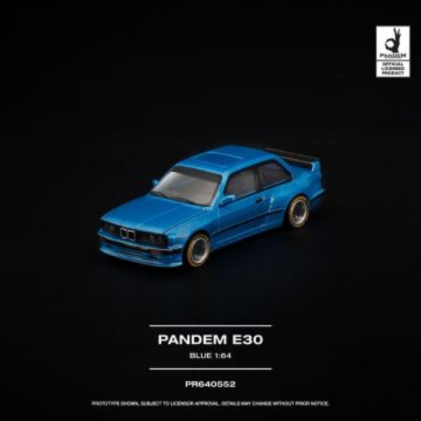 (預購) POP RACE 1/64 PANDEM E30 BLUE PR640552 20260923 POP RACE 1/64 PANDEM E30 BLUE PR640552