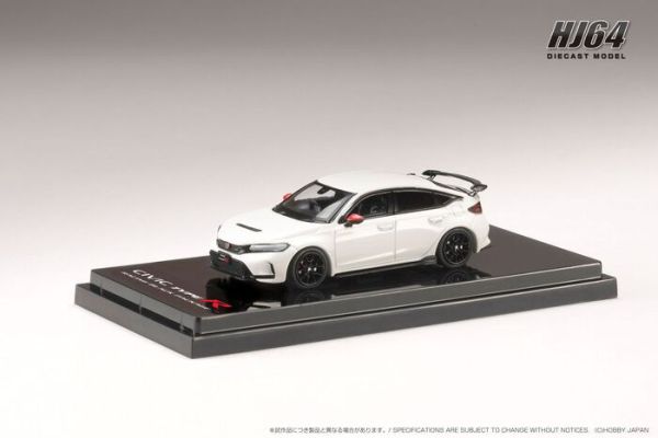 Hobby JAPAN 1/64 本田 Honda CIVIC TYPE R (FL5) RACING BLACK Package 冠軍白 賽車黑化特式套件 HJ645063W Hobby JAPAN 1/64 本田 Honda CIVIC TYPE R (FL5) RACING BLACK Package 冠軍白 賽車黑化特式套件 HJ645063W