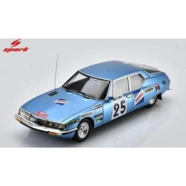 (預購) SPARK 1/43 雪鐵龍 Citroën SM No.25 Monte Carlo Rally 1972 S2477 20260924 SPARK 1/43 雪鐵龍 Citroën SM No.25 Monte Carlo Rally 1972 S2477
