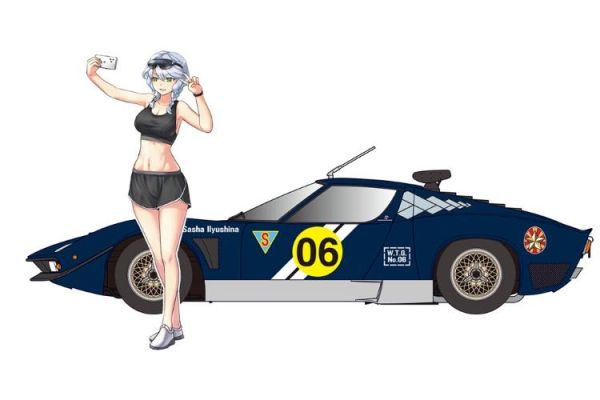 (預購) HASEGAWA 1/24 Wild Egg Girls No.06 藍寶堅尼 Jota SVR Sasha Ilyushina w/人偶 組裝模型 20260707 HASEGAWA 1/24 Wild Egg Girls No.06 藍寶堅尼 Jota SVR Sasha Ilyushina w/人偶 組裝模型
