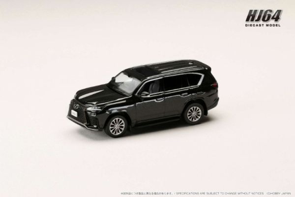 (預購) Hobby JAPAN 1/64 LEXUS LX600 F Sport - Black Interior 黑內裝 Graphite Black 石墨黑  HJ644061BGK 20251107 Hobby JAPAN 1/64 LEXUS LX600 F Sport - Black Interior 黑內裝 Graphite Black 石墨黑  HJ644061BGK