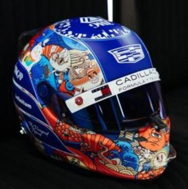 (預購) Spark 1/5 凱迪拉克 Cadillac Formula 1 Team Valtteri Bottas Japanese GP 2026 安全帽模型 20260630 Spark 1/5 凱迪拉克 Cadillac Formula 1 Team Valtteri Bottas Japanese GP 2026 安全帽模型