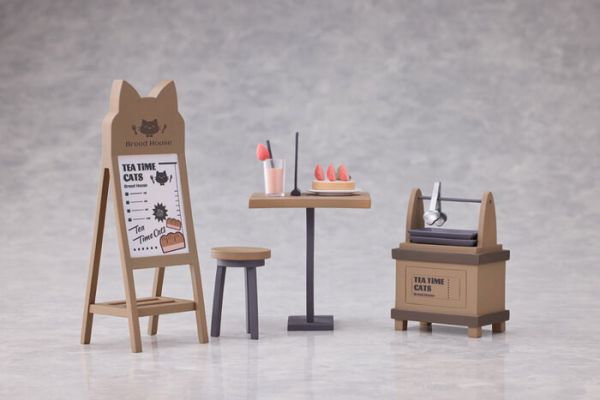 RIBOSE 核糖文化 下午茶貓場景 Meow鎮 麵包店 店員Meow&顧客Meow 套組 PVC RIBOSE 核糖文化 下午茶貓場景 Meow鎮 麵包店 店員Meow&顧客Meow 套組 PVC
