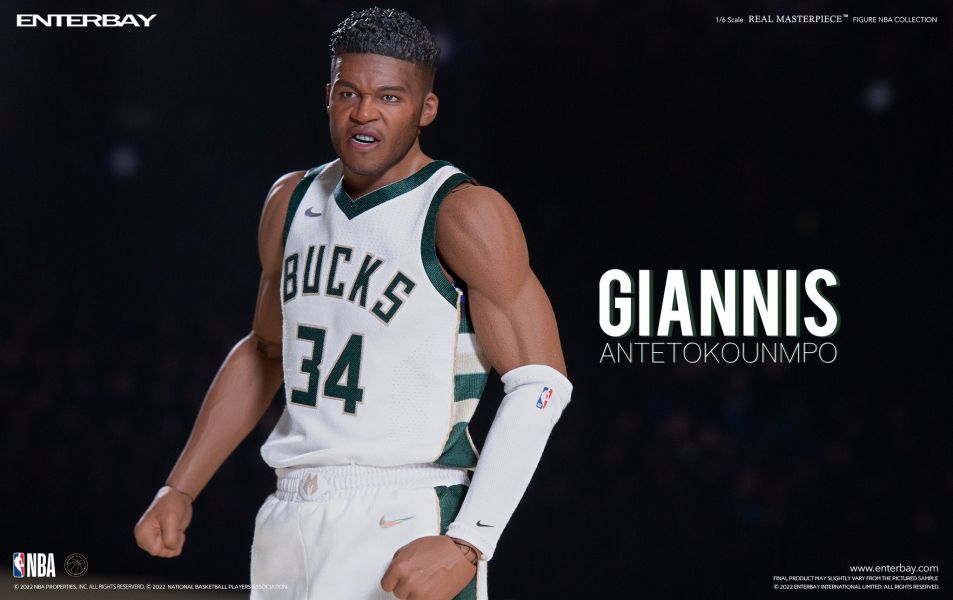 ENTERBAY 1/6 NBA系列 密爾瓦基公鹿隊 字母哥 Giannis Antetokounmpo 揚尼斯·西納·歐格科·安戴托昆波 RM-1088 可動完成品 ENTERBAY,1/6,NBA,系列,密爾瓦基公鹿隊,Giannis Antetokounmpo,揚尼斯,·,西納,·,歐格科,·,安戴托昆波, RM-1088,可動完成品,字母哥 ,