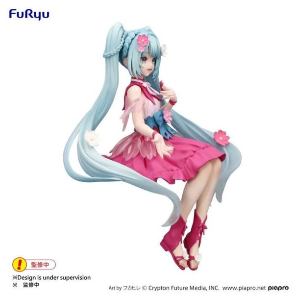 FURYU 景品 初音未來 花之妖精 大波斯菊 泡麵蓋公仔 FURYU 景品 初音未來 花之妖精 大波斯菊 泡麵蓋公仔