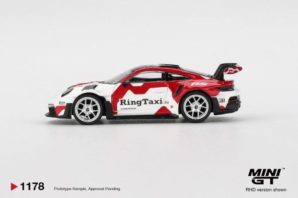 (預購) [吊卡版] MINIGT 1/64 保時捷 Porsche 911(992) GT3 RS Weissach RingTaxi.com LHD MGT01178-BL 20251225 [吊卡版] MINIGT 1/64 保時捷 Porsche 911(992) GT3 RS Weissach RingTaxi.com LHD MGT01178-BL