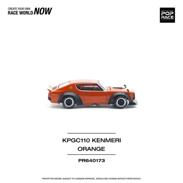 POP RACE 1/64 SKYLINE GT-R V8 DRIFT (KENMERI) 齋藤太吾 ORANGE PR640173 POP RACE 1/64 SKYLINE GT-R V8 DRIFT (KENMERI) 齋藤太吾 ORANGE PR640173