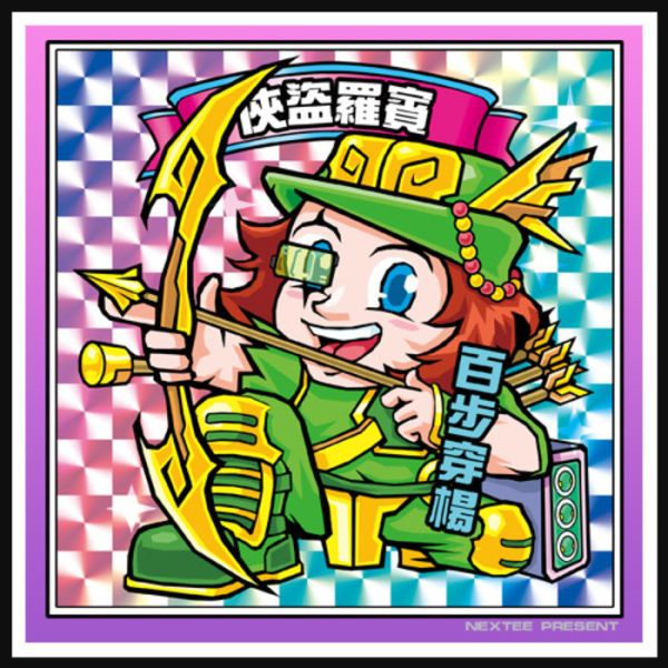 NEXTEE KIRAKIRABUSI 俠盜羅賓 短袖T恤 白色 NEXTEE KIRAKIRABUSI 俠盜羅賓 短袖T恤 白色