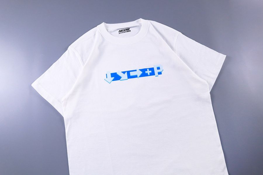 NEXTee PIXEL ADVENTURE 波動拳 短袖T恤 白色＆黑色 NEXTee PIXEL ADVENTURE 波動拳 短袖T恤 白色＆黑色