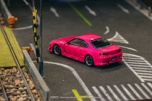 TARMAC WORKS 1/64 日產 VERTEX Nissan Silvia (S15) 金屬粉紅 T64G-023-PI TARMAC WORKS 1/64 日產 VERTEX Nissan Silvia (S15) 金屬粉紅 T64G-023-PI