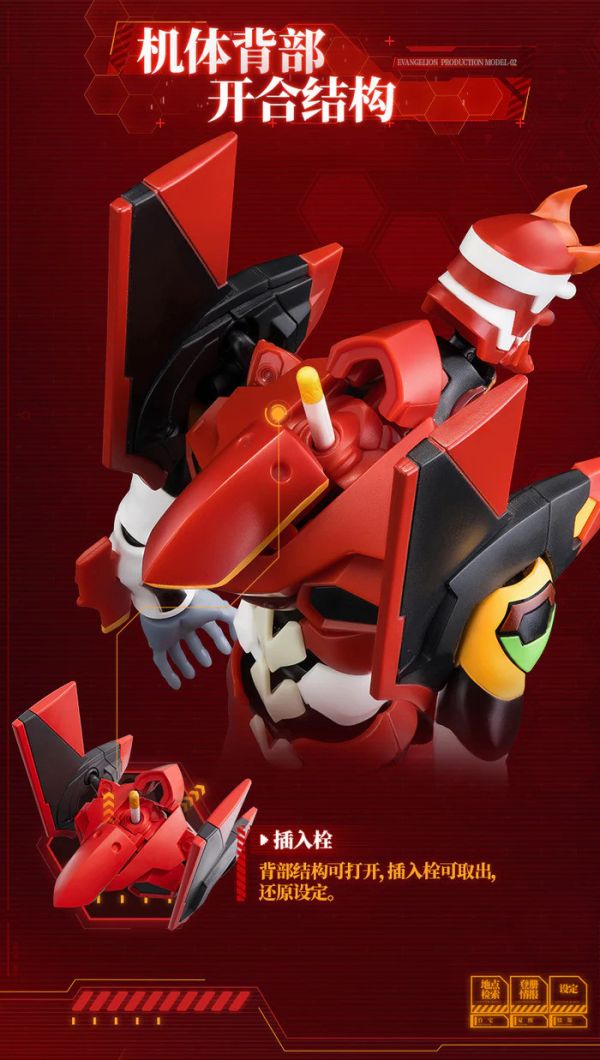 Blokees Figures 布魯可 新世紀福音戰士 EVA 二號機 傳奇版 可動完成品 Blokees Figures 布魯可 新世紀福音戰士 EVA 二號機 傳奇版 可動完成品