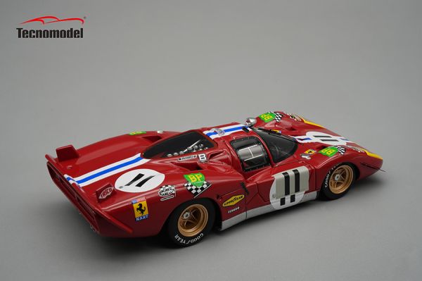 Tecnomodel 1/43 法拉利 Ferrari 512 S Filippinetti NART car #11 Driver posey and bocknum 利曼24耐1970比賽車 Tecnomodel 1/43 法拉利 Ferrari 512 S Filippinetti NART car #11 Driver posey and bocknum 利曼24耐1970比賽車