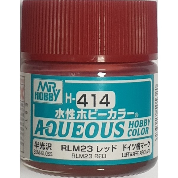 GSI 郡氏 水性漆 H-414 紅色 RLM23 半光澤 GSI,郡氏,水性漆,H-414,紅色,RLM23,半光澤