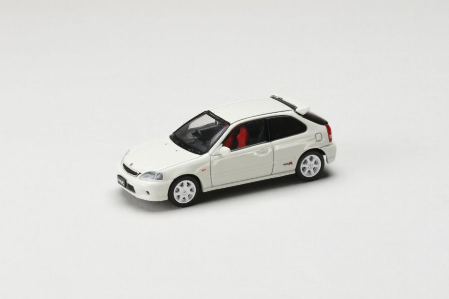 Hobby JAPAN 1/64 JDM64 本田 Honda CIVIC TYPE R (EK9) 六代喜美 冠軍白 Hobby JAPAN 1/64 JDM64 本田 Honda CIVIC TYPE R (EK9) 六代喜美 冠軍白