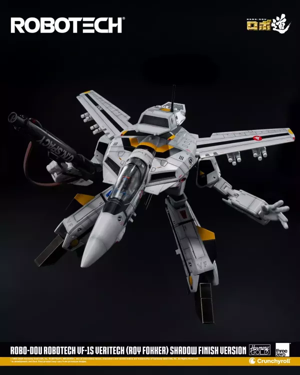 (預購) 特別式樣 threezero ROBO-DOU 超時空要塞 VF-1S 變形戰鬥機 洛福卡 寫實陰影塗裝版 20.3cm 3Z10796W0 20260825 threezero ROBO-DOU 超時空要塞 VF-1S 變形戰鬥機 洛福卡 明暗塗裝版 20.3cm 3Z10796W0