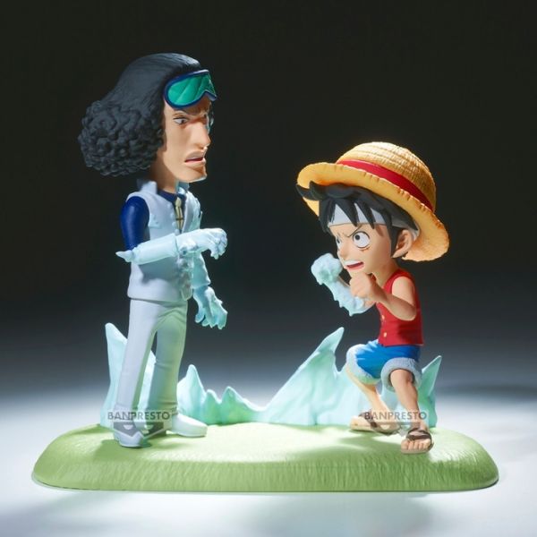 BANPRESTO 景品 航海王 WCF LOG STORIES 蒙其·D·魯夫VS庫山 BANPRESTO 景品 航海王 WCF LOG STORIES 蒙其·D·魯夫VS庫山