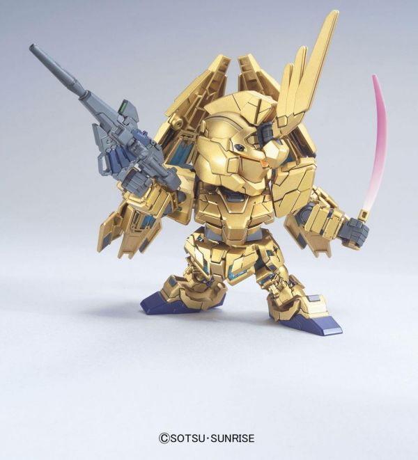 BANDAI SD鋼彈 BB戰士 394 獨角獸鋼彈3號機 鳳凰 機動戰士 鋼彈UC MSV組裝模型 BANDAI SD鋼彈 BB戰士 394 獨角獸鋼彈3號機 鳳凰 機動戰士 鋼彈UC MSV組裝模型
