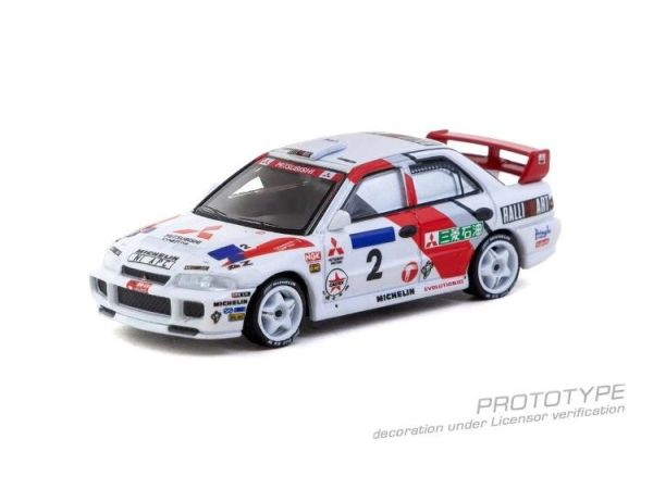(預購) [吊卡版] TARMAC WORKS 1/64 三菱 GLOBAL64 Mitsubishi Lancer Evolution III Hong Kong Beijing Rally 1996 Winner T64G-050-96HKBR02 20260622 [吊卡版] TARMAC WORKS 1/64 三菱 GLOBAL64 Mitsubishi Lancer Evolution III Hong Kong Beijing Rally 1996 Winner T64G-050-96HKBR02