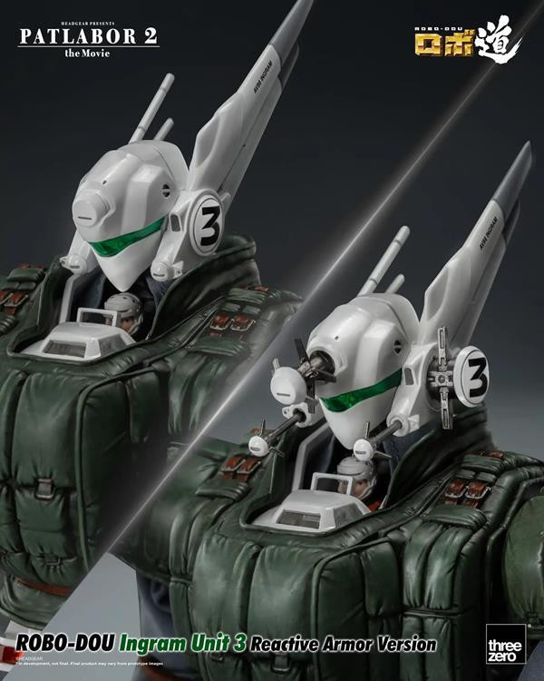 threezero 機動警察劇場版Ⅱ ROBO-DOU 英格倫3號機反應裝甲 可動完成品 threezero 機動警察劇場版Ⅱ ROBO-DOU 英格倫3號機反應裝甲 可動完成品