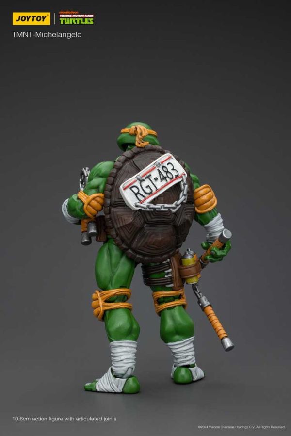 JOYTOY 1/18 忍者龜 米開朗基羅 JT6144 可動完成品 JOYTOY 1/18 忍者龜 米開朗基羅 JT6144 可動完成品