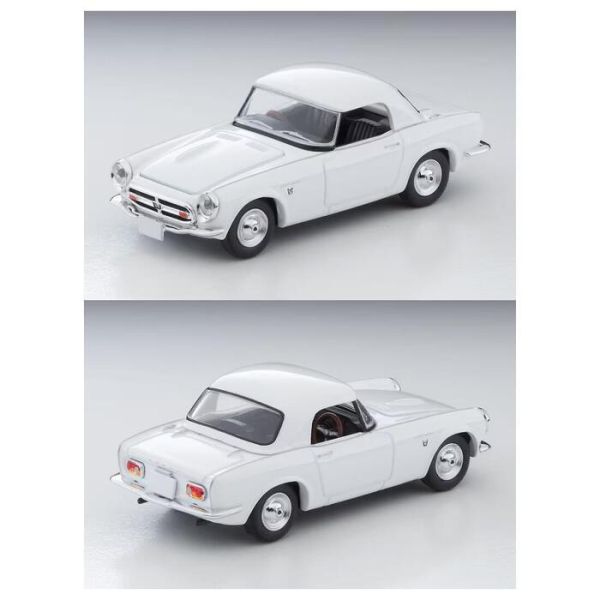 TOMYTEC 1/64 TLV-200c 本田 Honda S800 with Closed Top (White) TOMYTEC 1/64 TLV-200c 本田 Honda S800 with Closed Top (White)