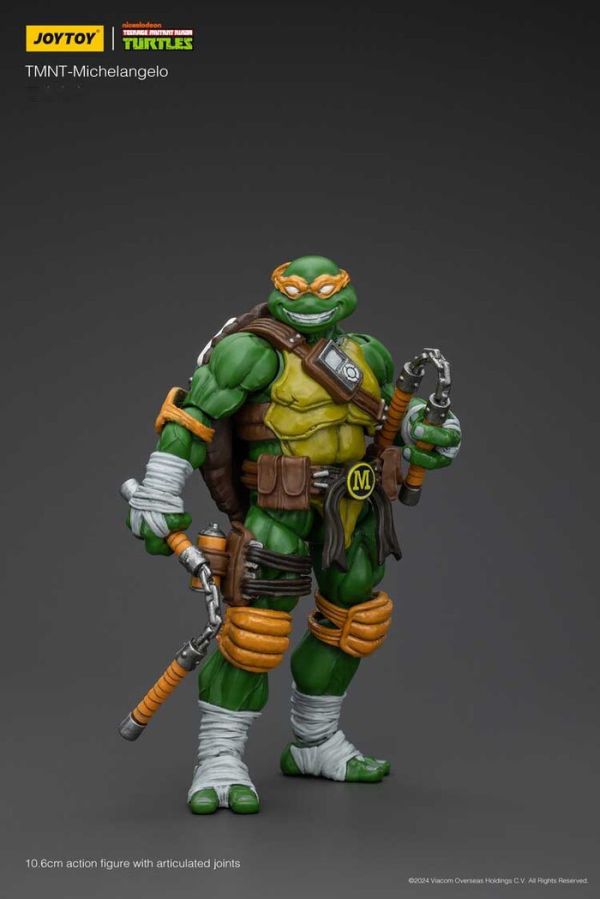 JOYTOY 1/18 忍者龜 米開朗基羅 JT6144 可動完成品 JOYTOY 1/18 忍者龜 米開朗基羅 JT6144 可動完成品