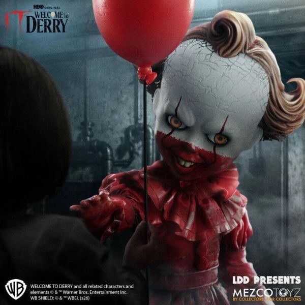 (預購) Mezco Toyz Living Dead Dolls 牠：歡迎來到德利鎮 潘尼懷斯 10吋 可動完成品 20260907 Mezco Toyz Living Dead Dolls 牠：歡迎來到德利鎮 潘尼懷斯 10吋 可動完成品