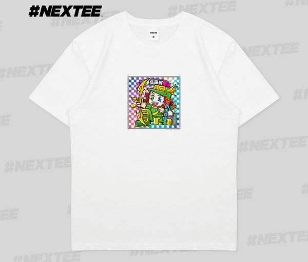 NEXTEE KIRAKIRABUSI 俠盜羅賓 短袖T恤 白色 NEXTEE KIRAKIRABUSI 俠盜羅賓 短袖T恤 白色