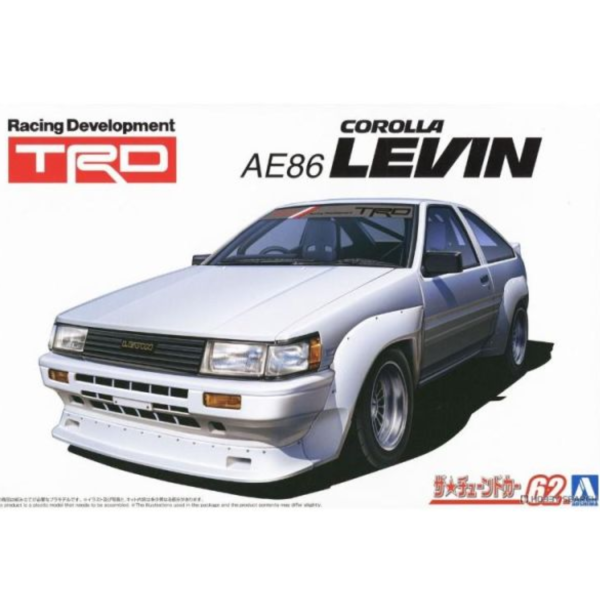 (預購) AOSHIMA 青島 1/24 改裝#62 豐田TRD AE86 corolla levin N2版'83 20260609 AOSHIMA 青島 1/24 改裝#62 豐田TRD AE86 corolla levin N2版'83