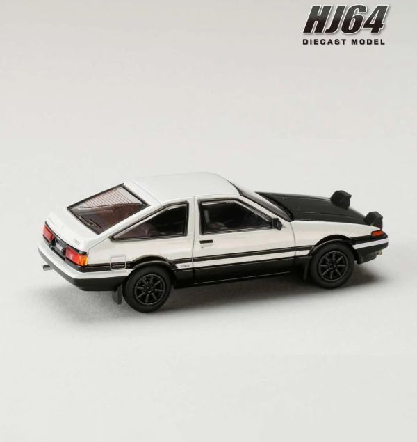 Hobby JAPAN 1/64 豐田 Toyota SPRINTER TRUENO GT APEX (AE86) JDM Style 碳纖維引擎蓋版 白黑 Hobby JAPAN 1/64 豐田 Toyota SPRINTER TRUENO GT APEX (AE86) JDM Style 碳纖維引擎蓋版 白黑