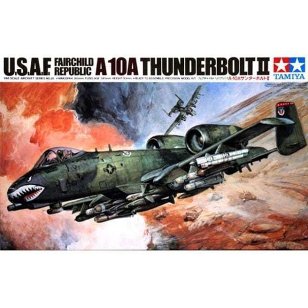 TAMIYA 田宮模型 61028 1/48 A-10A THUNDERBOLT II 組裝模型 TAMIYA,田宮模型,61028,1/48,A-10A,THUNDERBOLT II,組裝模型,