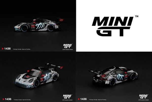 (預購) MINIGT 1/64 Porsche 911 GT3 R #77 Skeleton Rexy 2026 IMSA LHD（盒裝／吊卡版）分別販售 20261102 MINIGT 1/64 Porsche 911 GT3 R #77 Skeleton Rexy 2026 IMSA LHD（盒裝／吊卡版）分別販售