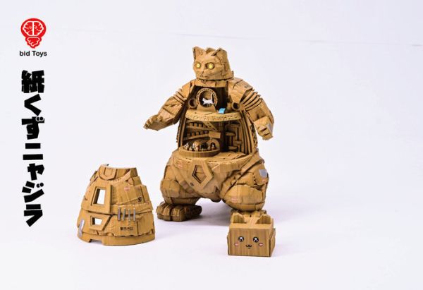 Bid Toys 紙屑喵機拉 Waste Paper Nyajira 喵機拉與地台套裝組 靜態完成品 分別販售 Bid Toys 紙屑喵機拉 Waste Paper Nyajira 喵機拉與地台套裝組 靜態完成品