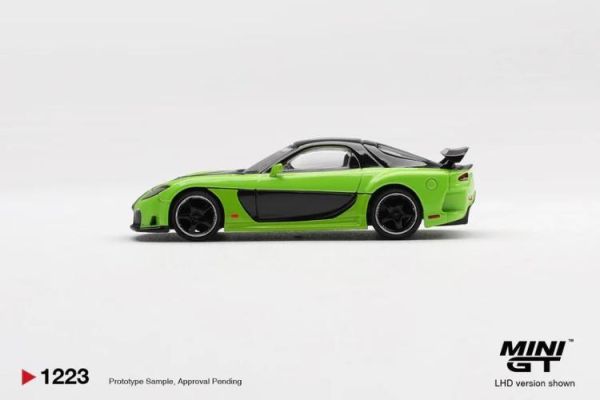 (預購) [吊卡版] MINIGT 1/64 馬自達 Mazda RX-7 VeilSide Fortune7 Green LHD MGT01223-BL 20260409 [吊卡版] MINIGT 1/64 馬自達 Mazda RX-7 VeilSide Fortune7 Green LHD MGT01223-BL