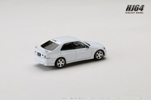 Hobby JAPAN 1/64 豐田 Toyota ALTEZZA RS200 (E10) 1998 Genuine Option Parts 超級白 HJ642080BW Hobby JAPAN 1/64 豐田 Toyota ALTEZZA RS200 (E10) 1998 Genuine Option Parts 超級白 HJ642080BW