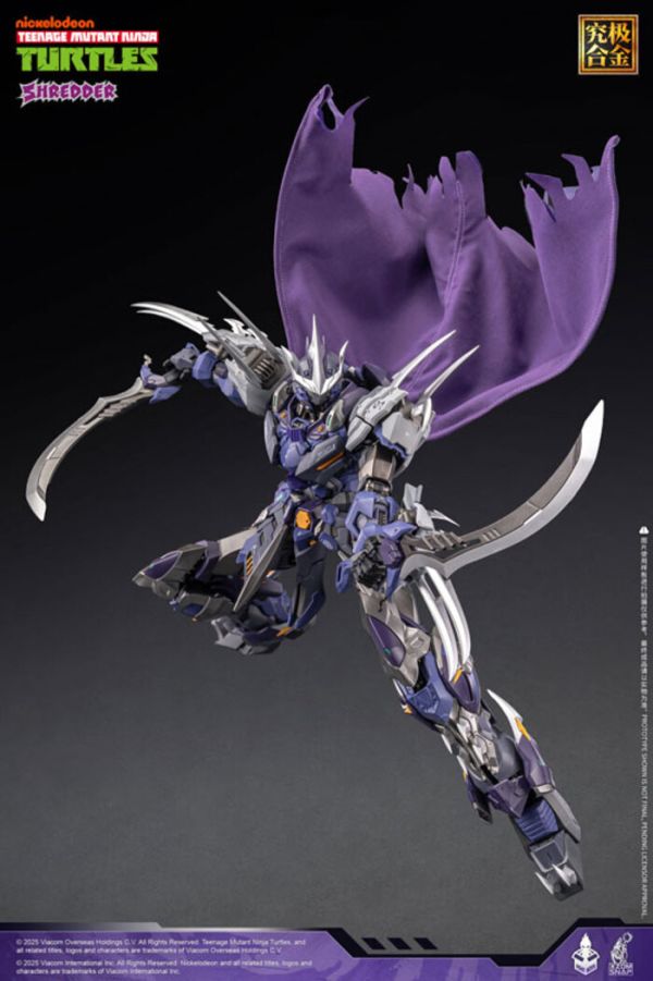 HeatBoys 究極合金 合金機甲 忍者龜 許瑞德 施萊德 Shredder 可動完成品 HB0016 HeatBoys HB0016 合金機甲 忍者龜 施萊德 Shredder 可動完成品