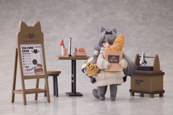 RIBOSE 核糖文化 下午茶貓場景 Meow鎮 麵包店 店員Meow&顧客Meow 套組 PVC RIBOSE 核糖文化 下午茶貓場景 Meow鎮 麵包店 店員Meow&顧客Meow 套組 PVC