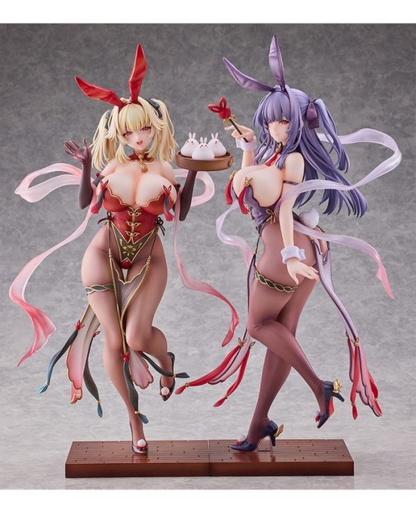 [18禁商品] BINDing 1/4 旗袍 兔女郎 Yuri & Stella PVC完成品 [18禁商品] BINDing 1/4 旗袍 兔女郎 Yuri & Stella PVC完成品
