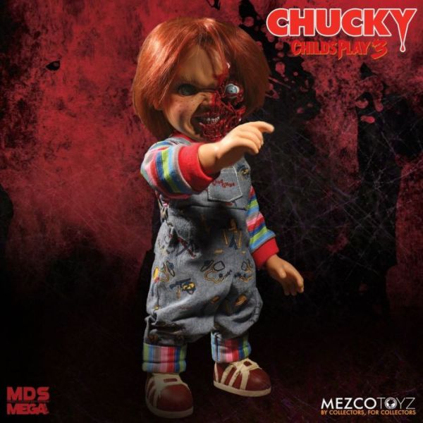 [再販] Mezco toyz 超大隻 15吋 Child's Play 3 鬼娃恰吉 披薩臉 可動完成品 [再販] Mezco toyz 超大隻 15吋 Child's Play 3 鬼娃恰吉 披薩臉 可動完成品