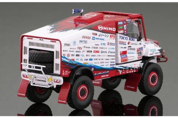 (預購) PLATZ 1/43 SP-196 HINO 600系列 混合動力賽車 2023達卡拉力賽 20260625 PLATZ 1/43 SP-196 HINO 600系列 混合動力賽車 2023達卡拉力賽