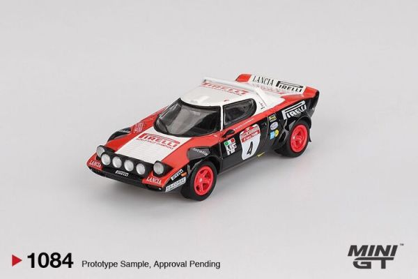 (預購) MINIGT 1/64 蘭吉雅 Lancia Stratos HF #4 1978 Rally Sanremo Winner MGT01084-L (預購) MINIGT 1/64 蘭吉雅 Lancia Stratos HF #4 1978 Rally Sanremo Winner MGT01084-L