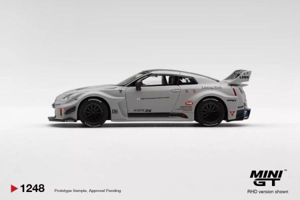 (預購) MINIGT 1/64 日產 NISSAN LB-Silhouette WORKS GT 35GT-RR Ver.1 Matt Grey LHD MGT01248-BL 20260521 MINIGT 1/64 日產 NISSAN LB-Silhouette WORKS GT 35GT-RR Ver.1 Matt Grey LHD MGT01248-BL