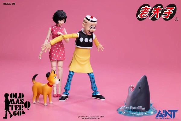 (預購) AINT 1/12 老夫子60週年 秦先生及陳小姐套裝 可動完成品 HKCC-03 20260820 AINT 1/12 老夫子60週年 秦先生及陳小姐套裝 可動完成品 HKCC-03